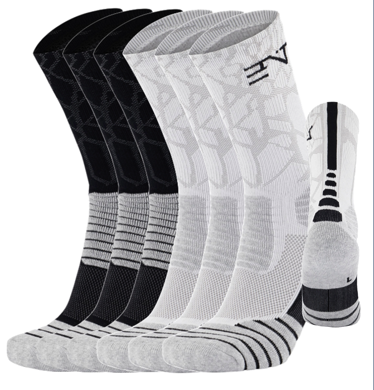 Black and white elite socks online