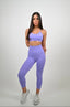 LAVENDER SEAMLESS SCRUNCH LEGGINGS