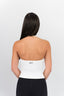 WHITE ZARLIA HALTER NECK