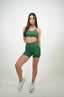 EMERALD SEAMLESS SCRUNCH SHORTS